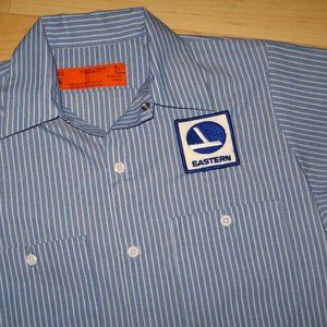 ✈️ Eastern Airlines Vintage Ramp Uniform Shirt Small
